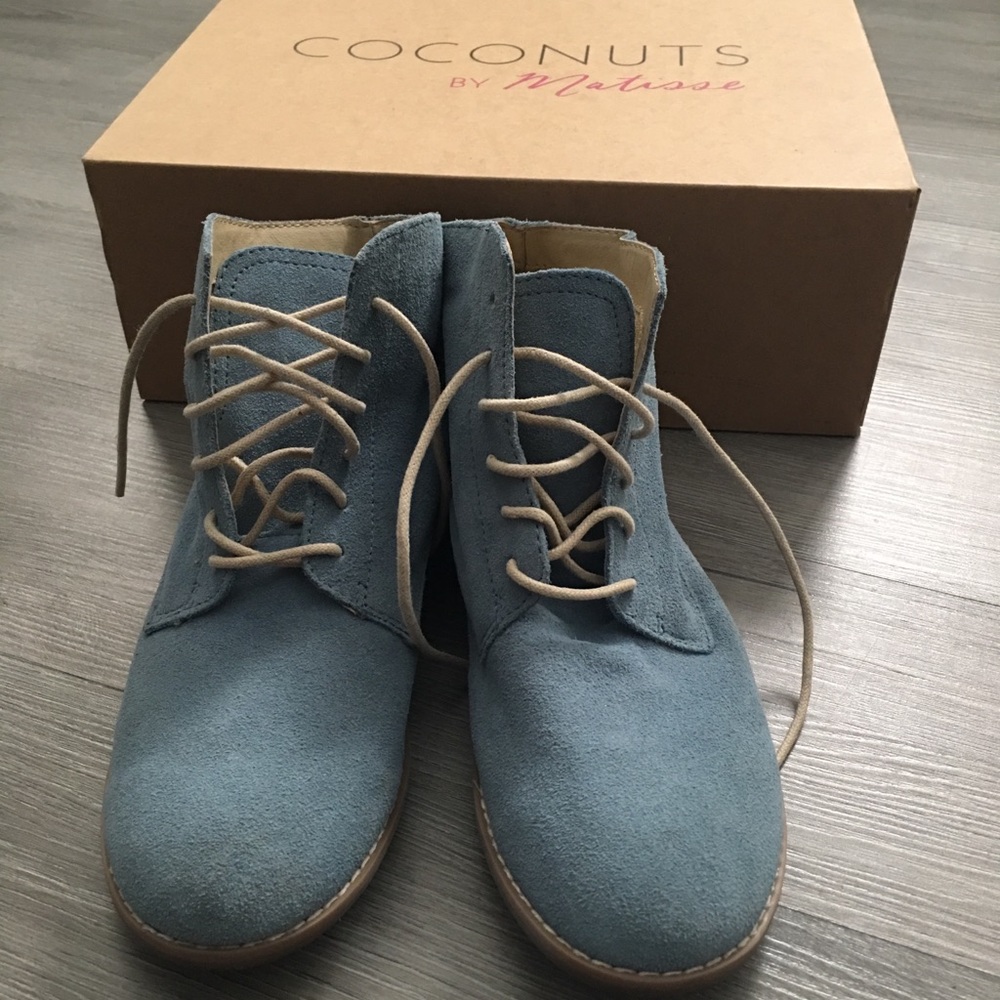 Matisse Light Blue Booties